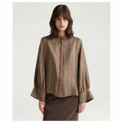 Femme Momoni Chemise Arles Imprimée Soie |