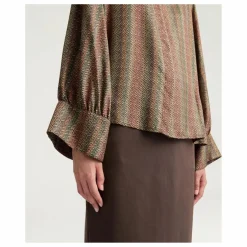 Femme Momoni Chemise Arles Imprimée Soie |