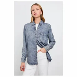 Rails Chemise Atticus | Mid Blue Clearance