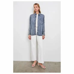 Rails Chemise Atticus | Mid Blue Clearance