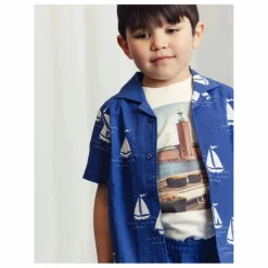 Enfant Mini Rodini Chemise Bateaux Coton Bio |