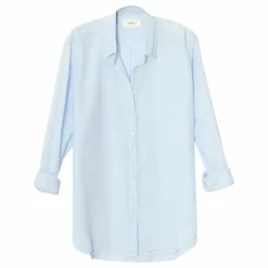 Xirena Chemise Beau Popeline de Coton | Bleu ciel Outlet