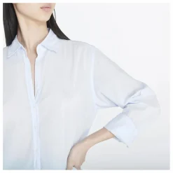 Xirena Chemise Beau Popeline de Coton | Bleu ciel Outlet