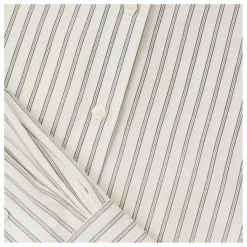 New Soeur Chemise Bermudes Rayée Coton Bio | Blanc cassé