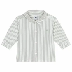 Petit Bateau Chemise Bertrand Coton Bio | Sauge Best