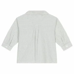 Petit Bateau Chemise Bertrand Coton Bio | Sauge Best