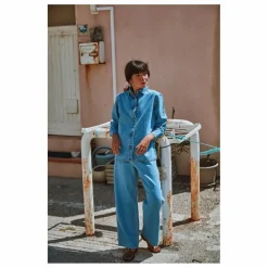 Femme Poudre Organic Chemise Capucine Denim - Collection Femme |