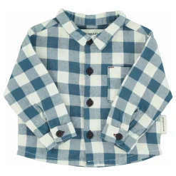 Best Piupiuchick Chemise Carreaux Coton Bio | Bleu