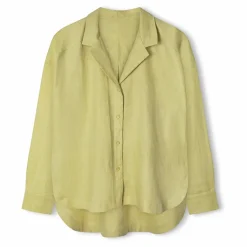 Zulu & Zephyr Chemise Celery Lin | Vert anis Hot