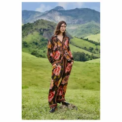 Femme Farm Rio Blouses, Chemises|Chemise Chenille Flowers |