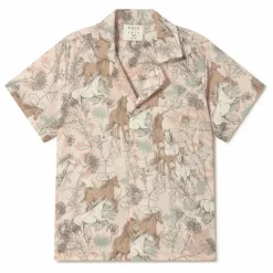 Enfant Coco au Lait Blouses, T-Shirts|Chemise Chevaux |