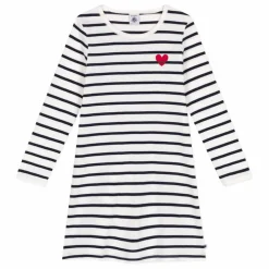 Enfant Petit Bateau Chemise de Nuit Rayée |