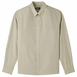 Homme A.P.C. Chemise Edouard Logo Coton Bio |