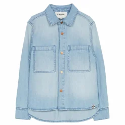 Discount Finger in the nose Chemise Enara | Denim bleached