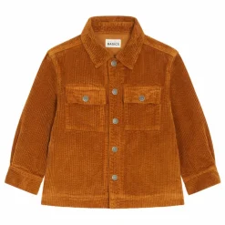 SMALLABLE BASICS Chemise Garçon Velours Côtelé | Noisette Sale