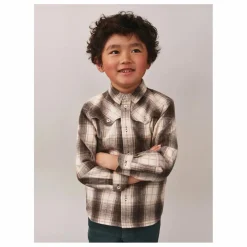 New Bonpoint Chemise Jared Coton Emerise | Gris