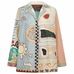 Alémais Chemise Michelle Soie | Bleu ciel Discount