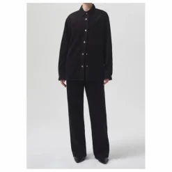 Femme Agolde Chemise Odele Velours |