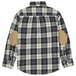 Hartford Chemise Pitt Elbow | Bleu marine Best