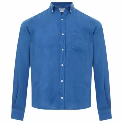 Edmmond Studios Chemise Plain Lin | Bleu Outlet