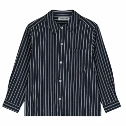 Clearance Tangerine Chemise Rayée | Bleu marine