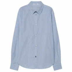 Femme Pomandère Blouses, Chemises|Chemise Rayée Popeline de Coton |