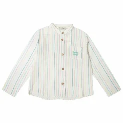 Tocoto Vintage Chemise Rayures Baby | Blanc Discount
