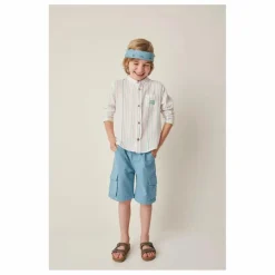 Tocoto Vintage Chemise Rayures Baby | Blanc Discount