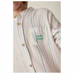 Tocoto Vintage Chemise Rayures Baby | Blanc Discount