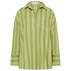 Faithfull the Brand Chemise Rayures Clemente | Vert Sale