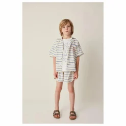 Tocoto Vintage Chemise Rayures Eponge | Ecru Outlet