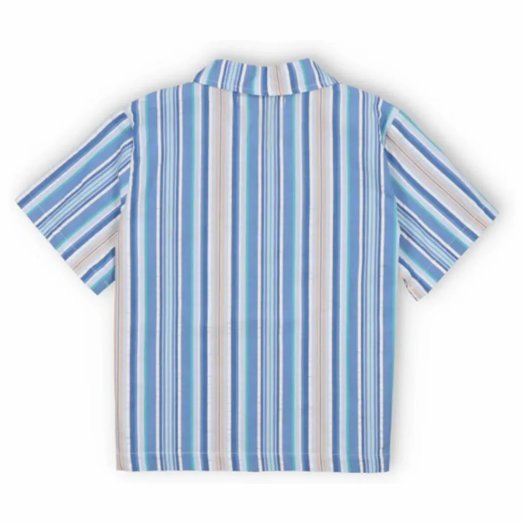 the new society Chemise Rayures Tebas | Bleu ciel Discount