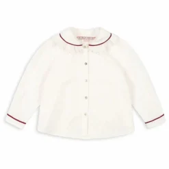 Best Konges Sløjd Chemise Ria Col Dentelle | Ecru