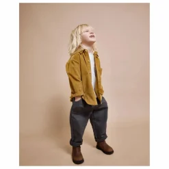 Búho Chemise Soft Velours Côtelé Coton Bio | Ocre Best