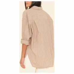 Clearance Xirena Chemise Sydney Rayée | Caramel