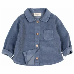 Outlet Búho Chemise Velours Côtelé Coton Bio | Bleu gris