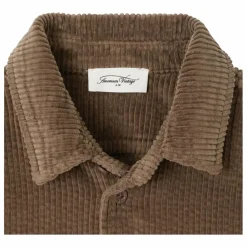 American Vintage Chemise Velours Côtelé Padow Coton Bio | Marron Best