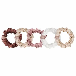 Femme Emily's Pillow Accessoires Cheveux|Chouchous en soie - Lot de 5 |