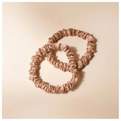 Bachca Chouchous en soie - Set de 2 | Rose Hot