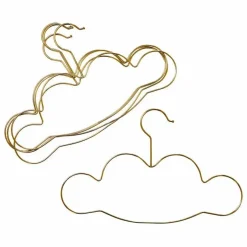 New Rice Cintres Nuage - Set de 5 | Doré