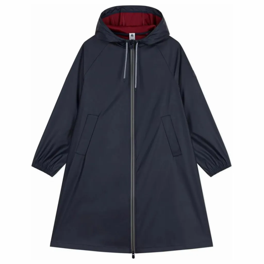 Femme Petit Bateau Manteaux, Parkas|Ciré Long Bicolore Fibres Recyclées |