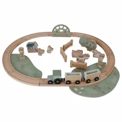 Little Dutch Circuit de train en bois FSC - Little Farm