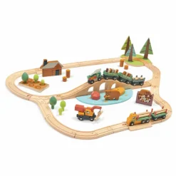 Tender Leaf Toys Garages, Circuits|Circuit de trains Pins sauvages