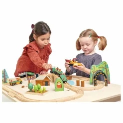 Tender Leaf Toys Garages, Circuits|Circuit de trains Pins sauvages