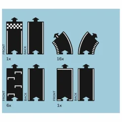 Waytoplay Garages, Circuits|Circuit Gand Prix - 24 pièces