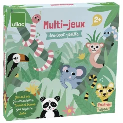 Vilac Coffret 5 jeux pour tout-petits Iceland - Michelle Carlslund Multicolore New