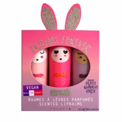 Sale Inuwet Coffret baumes à lèvres lapin vegan - Set de 3 Rose