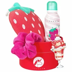 Enfant/Femme Inuwet Coffret bombes de bain Fun bath box Fraise
