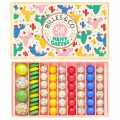 Hot Billes & Co Coffret de 58 billes Cactus Multicolore