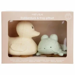 Hevea Coffret de jouets pour le bain upcyclés - Canard & Grenouille | Sauge Outlet